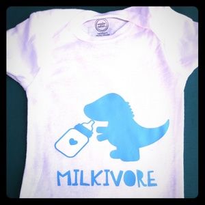 Customized onesies, varying sizes & designs.
